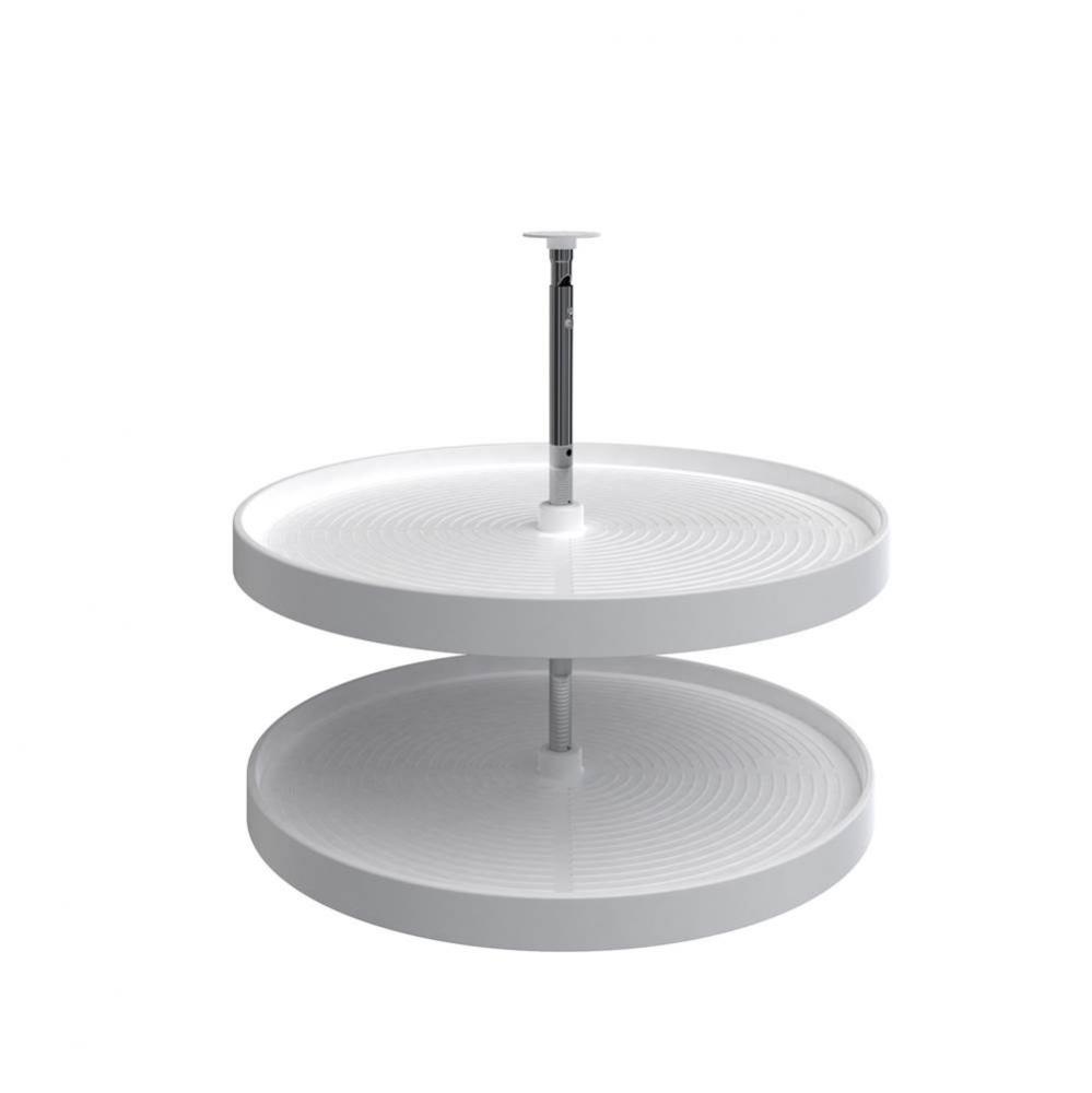Polymer Full Circle 2-Shelf Lazy Susan for Corner Base Cabinets