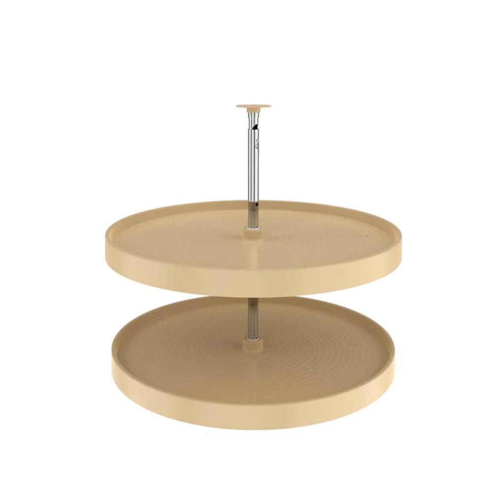 Polymer Full Circle 2-Shelf Lazy Susan for Corner Base Cabinets