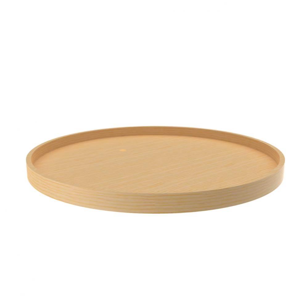 Banded Wood Full Circle Lazy Susan for Corner Base Cabinets w/Swivel bearing