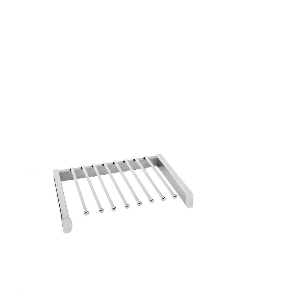 Steel Pull Out Pants Organizer w/Soft Close for Custom Closet Systems