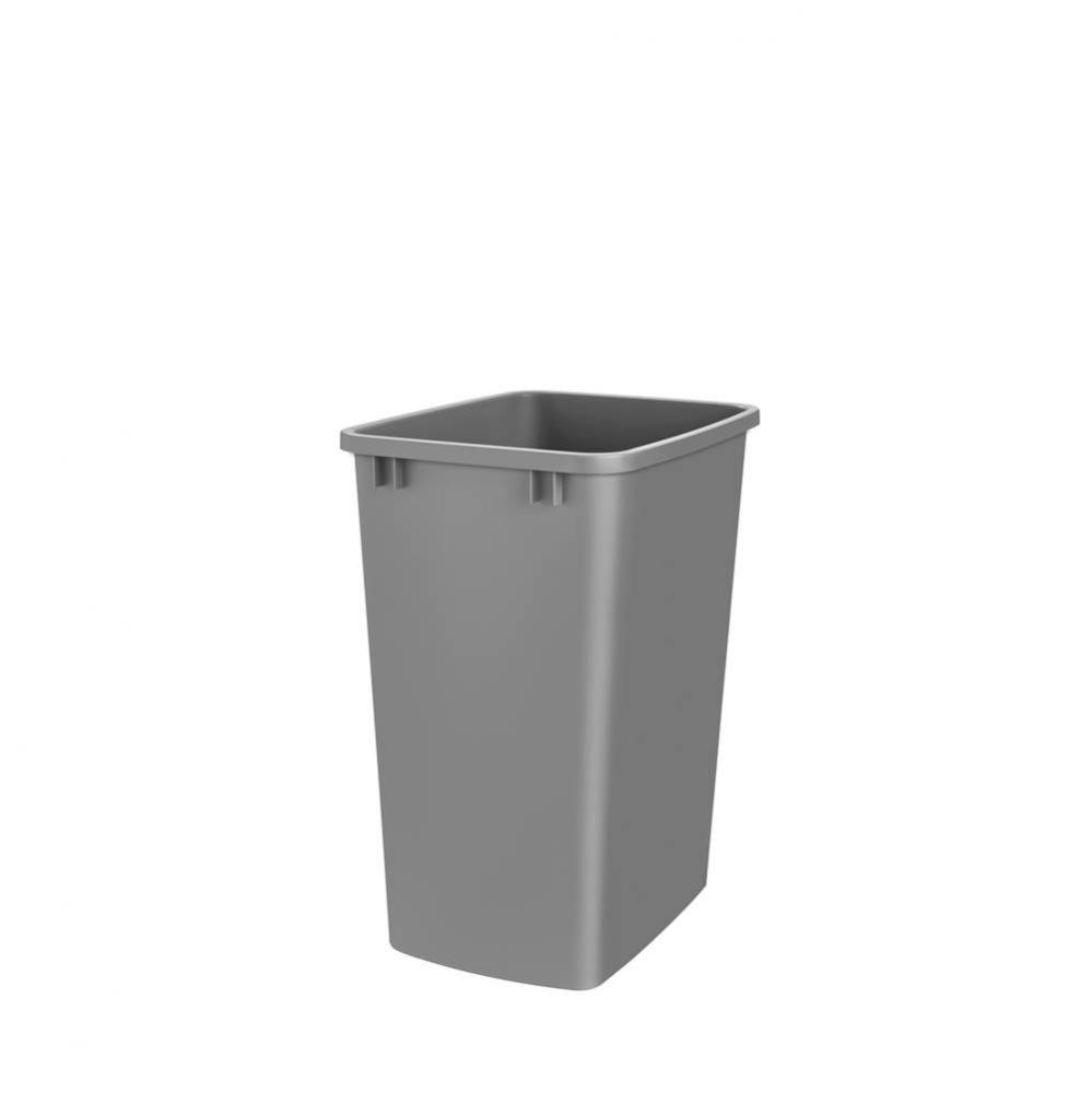 Polymer Replacement 35qt Waste/Trash Container for Rev-A-Shelf Pull Outs