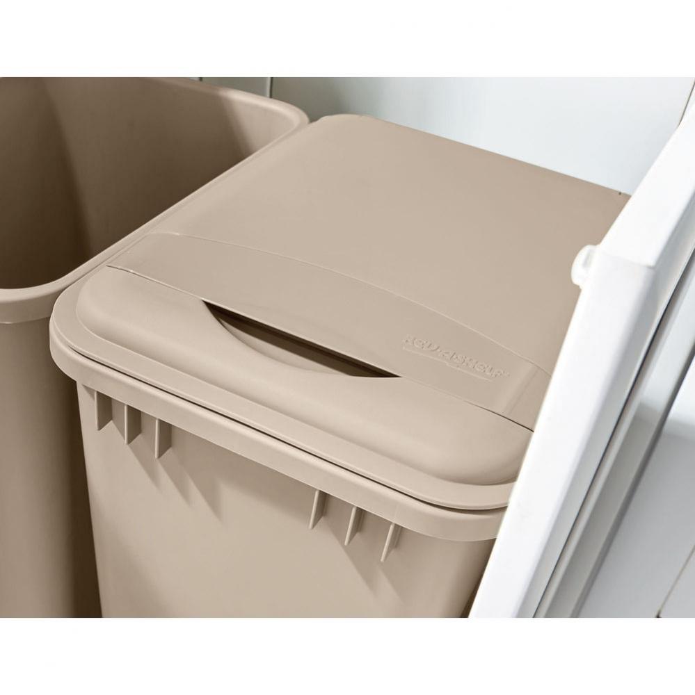 Polymer Lid for Rev-A-Shelf 50qt Waste/Trash Containers