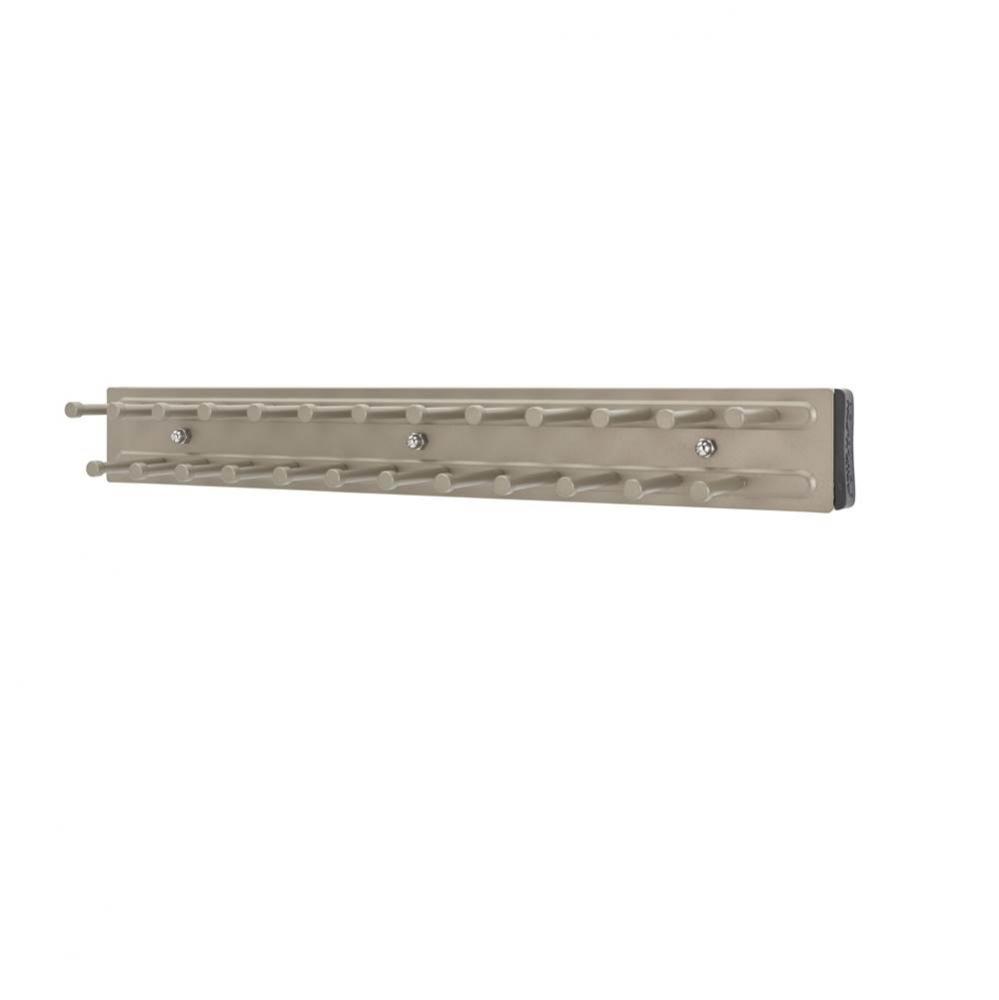 Sliding Tie Rack for Custom Closet Systems