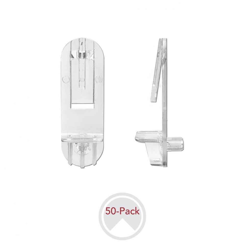 Polymer Locking Shelf Clips
