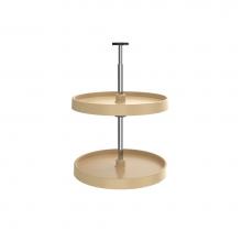 Rev-A-Shelf 3072-18-15-52 - Value Line Polymer Full-Circle 2-Shelf Lazy Susans for Corner Wall Cabinets