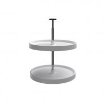 Rev-A-Shelf 3072-20-11-52 - Value Line Polymer Full-Circle 2-Shelf Lazy Susans for Corner Wall Cabinets