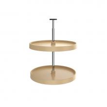 Rev-A-Shelf 3072-20-15-52 - Value Line Polymer Full-Circle 2-Shelf Lazy Susans for Corner Wall Cabinets