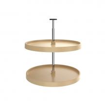 Rev-A-Shelf 3072-24-15-52 - Value Line Polymer Full-Circle 2-Shelf Lazy Susans for Base Cabinets