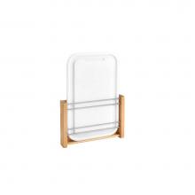 Rev-A-Shelf 4DMCB-15P - Wood Door Mount Cutting Board with Polymer Cutting Board