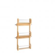 Rev-A-Shelf 4SR-15 - Wood Wall Cabinet Spice Rack Organizer