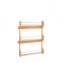Rev-A-Shelf 4SR-21 - Wood Wall Cabinet Spice Rack Organizer
