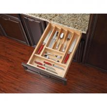 Rev-A-Shelf 4WCT-1SH - Wood Trim To Fit Shallow Cutlery Drawer Insert Organizer