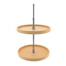 Rev-A-Shelf 4WLS072-20-52 - Wood Full Circle 2-Shelf Lazy Susans for Corner Wall Cabinets
