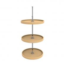 Rev-A-Shelf 4WLS073-20-536 - Wood Full Circle 3-Shelf Lazy Susans for 36'' H Corner Wall Cabinets