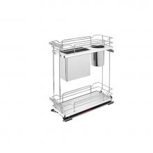 Rev-A-Shelf 5322KB-BCSC-9-GR - Two-Tier Knife Block Pull Out Organizers w/Soft Close