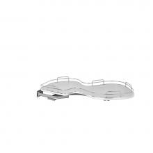 Rev-A-Shelf 5371-18-GR-L - Contemporary Cloud Blind Corner Organizer for Blind Right Cabinet