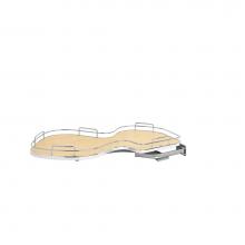 Rev-A-Shelf 5371-18-MP-R - Contemporary Cloud Blind Corner Organizer for Blind Left Cabinet