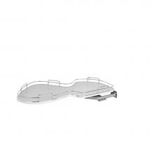 Rev-A-Shelf 5371-21-GR-R - Contemporary Cloud Blind Corner Organizer for Blind Left Cabinet