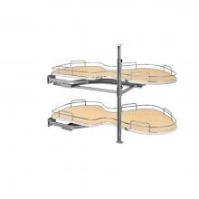 Rev-A-Shelf 5372-21-MP-L - Contemporary Cloud 2-Shelf Blind Corner Organizer for Blind Right Cabinet