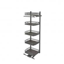 Rev-A-Shelf 5374-24FL-FOG - Solid Surface Swing Out Pantry for Tall Pantry Cabinets