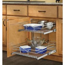 Rev-A-Shelf 5WB2-2122-CR - Double Chrome Wire Basket 21 in. W x 22 in.