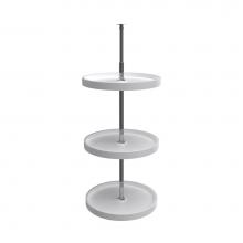 Rev-A-Shelf 6013-18-11-526 - Polymer Full-Circle 3-Shelf Lazy Susans w/Dependent Hardware for 38'' H Corner Wall Cabi