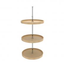 Rev-A-Shelf 6013-20-15-526 - Polymer Full-Circle 3-Shelf Lazy Susans w/Dependent Hardware for 38'' H Corner Wall Cabi