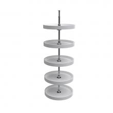 Rev-A-Shelf 6065-18-11-52 - RAS Polymer Full Circle (5) Shelf Lazy Susan for Walk-In Pantry