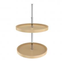 Rev-A-Shelf 6072-20-15-52 - Polymer Full-Circle 2-Shelf Lazy Susan for Corner Wall Cabinets
