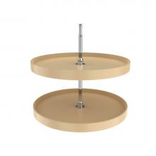 Rev-A-Shelf 6072-28-15-52 - Polymer Full-Circle 2-Shelf Lazy Susan for Corner Base Cabinets