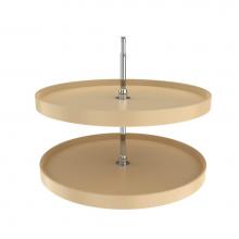 Rev-A-Shelf 6072-32-15-52 - Polymer Full-Circle 2-Shelf Lazy Susan for Corner Base Cabinets