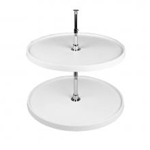 Rev-A-Shelf 6072-16-11-52 - Polymer Full-Circle 2-Shelf Lazy Susan for Corner Wall Cabinets