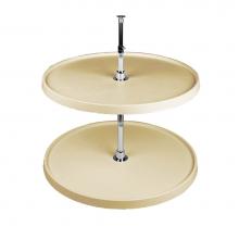 Rev-A-Shelf 6072-16-15-52 - Polymer Full-Circle 2-Shelf Lazy Susan for Corner Wall Cabinets