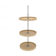 Rev-A-Shelf 6073-18-15-536 - Polymer Full-Circle 3-Shelf Lazy Susans for 38'' H Corner Wall Cabinets