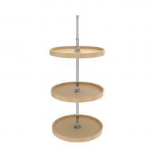 Rev-A-Shelf 6073-20-15-536 - Polymer Full-Circle 3-Shelf Lazy Susans for 38'' H Corner Wall Cabinets