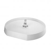 Rev-A-Shelf 6071-20-11-52 - Polymer Full-Circle 1-Shelf Lazy Susan Shelf for Corner Wall Cabinets
