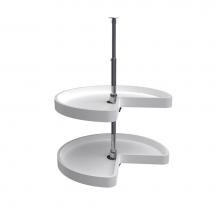 Rev-A-Shelf 6472-24-11-52 - Polymer Kidney 2-Shelf Lazy Susans for Corner Base Cabinets