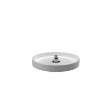 Rev-A-Shelf 6621-16-11-52 - Polymer Full Circle 1-Shelf Lazy Susan w/Bottom Mount Rotating Post for Corner Wall Cabinets