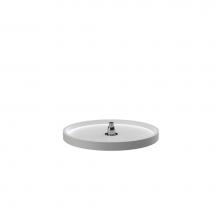 Rev-A-Shelf 6621-20-11-52 - Polymer Full Circle 1-Shelf Lazy Susan w/Bottom Mount Rotating Post for Corner Wall Cabinets