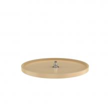 Rev-A-Shelf 6621-28-15-52 - RAS Polymer Full Circle Single Shelf Lazy Susan w/Bottom-Mount Hardware for Corner Base Cabinets