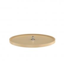Rev-A-Shelf 6621-32-15-52 - RAS Polymer Full Circle Single Shelf Lazy Susan w/Bottom-Mount Hardware for Corner Base Cabinets