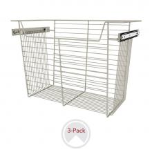 Rev-A-Shelf CBSL-241417SN-3 - 24'' W Closet Baskets for Custom Closet Systems (3-pack)