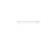 Rev-A-Shelf CSR-17CR-10 - 17 in Chrome Wire Shoe Rail