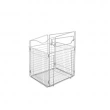 Rev-A-Shelf CTOHB-161319-CR-52 - Steel Tilt Out Hamper for Custom Closet Systems