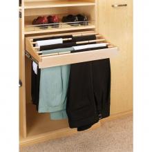 Rev-A-Shelf CWPR-2414-1 - 24 in Wood Pants Rack Organizer