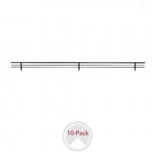 Rev-A-Shelf CSRSL-30BZ-10 - Sidelines Closet Shoe Rail for Custom Closet Systems (10 pack)
