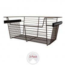 Rev-A-Shelf CBSL-241410BZ-3 - 24'' W Closet Baskets for Custom Closet Systems (3-pack)