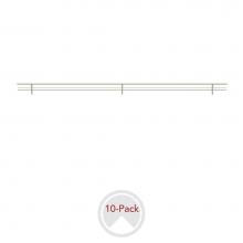 Rev-A-Shelf CSRSL-36SN-10 - Sidelines Closet Shoe Rail for Custom Closet Systems (10 pack)