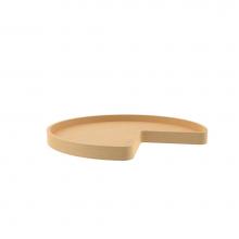 Rev-A-Shelf LD-4NW-401-18-1 - Natural Wood Kidney Lazy Susan Shelf for Corner Wall Cabinets