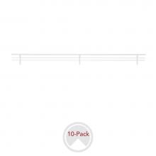 Rev-A-Shelf CSRSL-24CR-10 - Sidelines Closet Shoe Rail for Custom Closet Systems (10 pack)